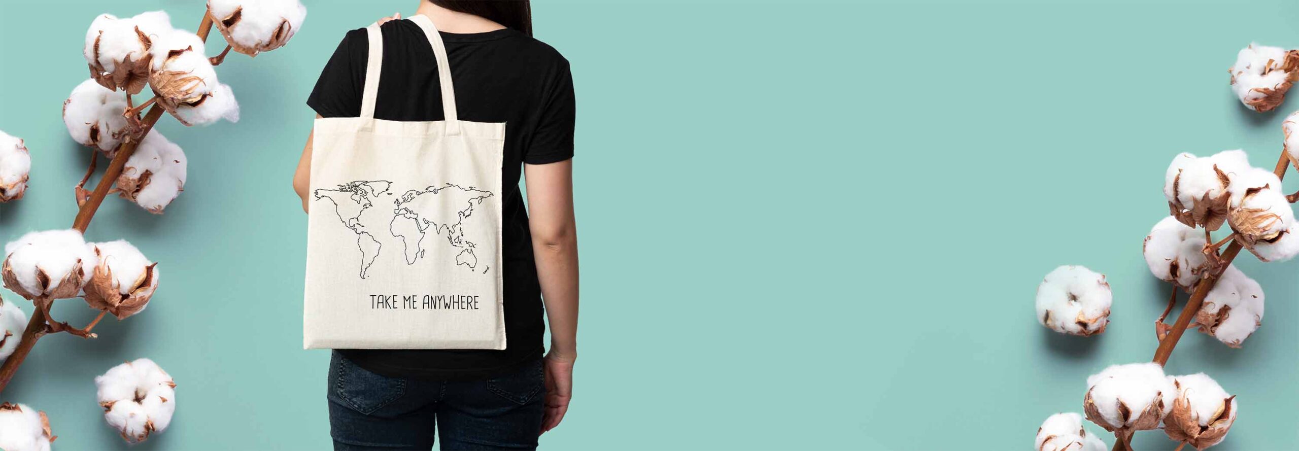 Bedruckte Bio-Jutebeutel – gut für die Umwelt